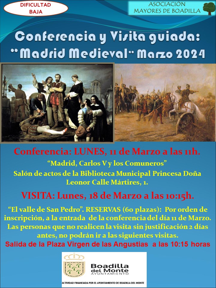 CONFERENCIA Y VISITA GUIADA MARZO 2024  